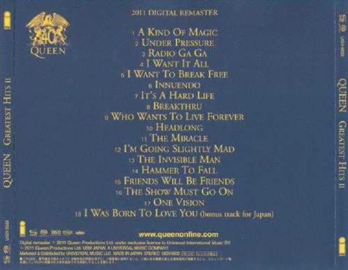 Queen（皇后乐队）《GreatestHitsII》[SACD-DSF]